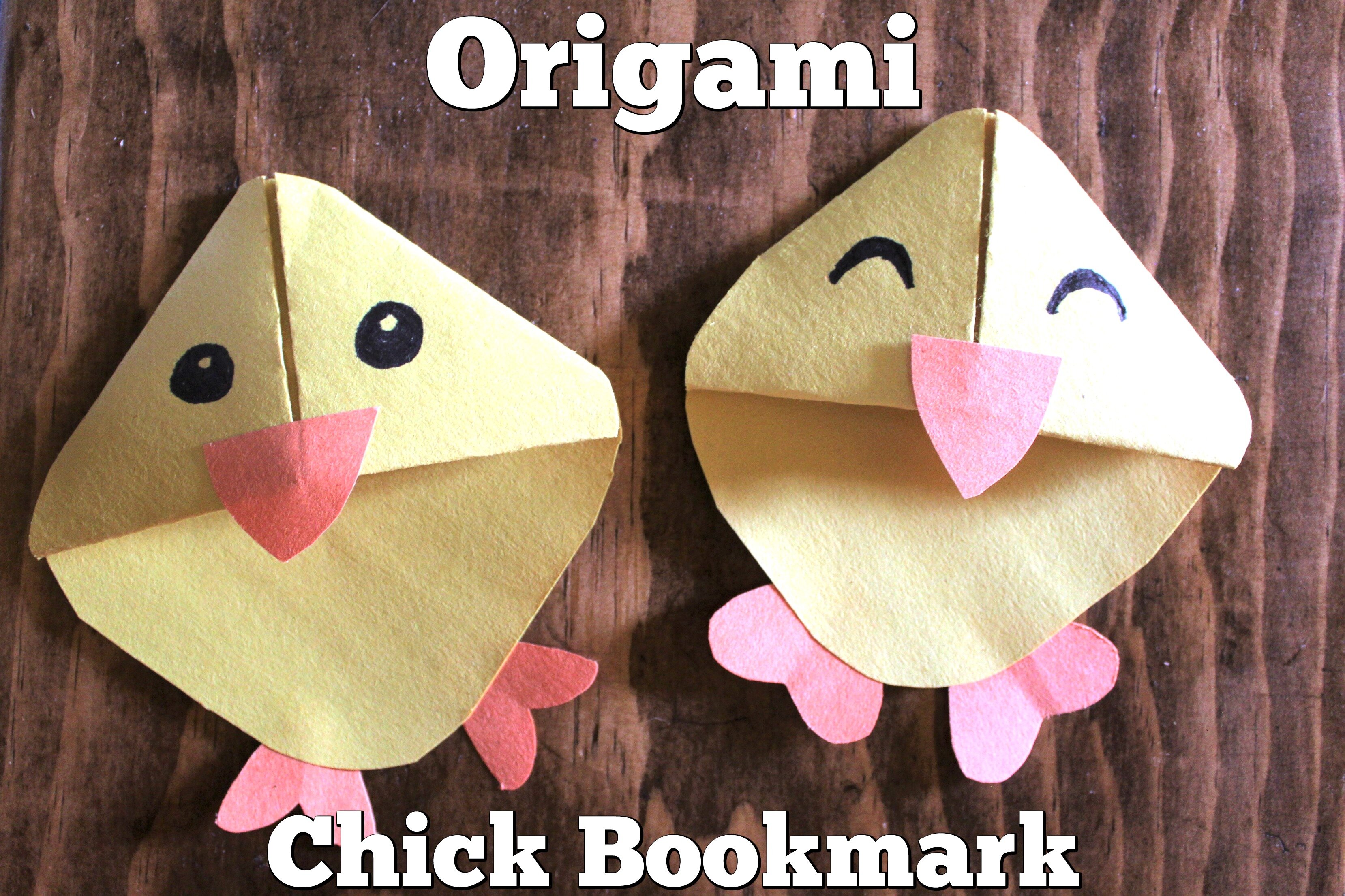 Origami Chick Bookmark