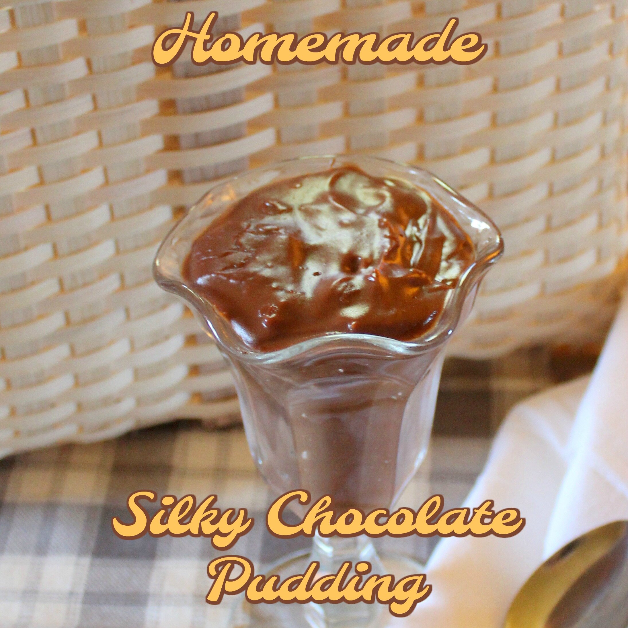 Homemade Silky Chocolate Pudding